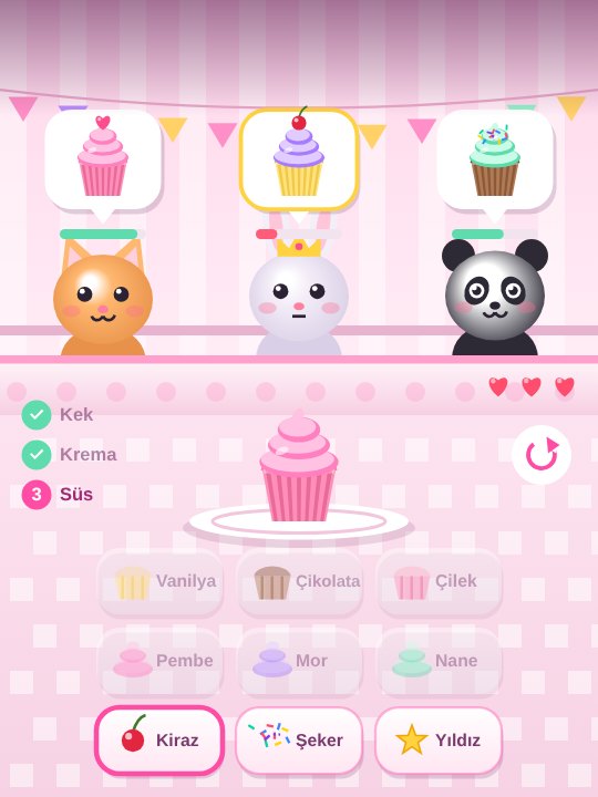 Cupcake Cafe oyun görüntüsü